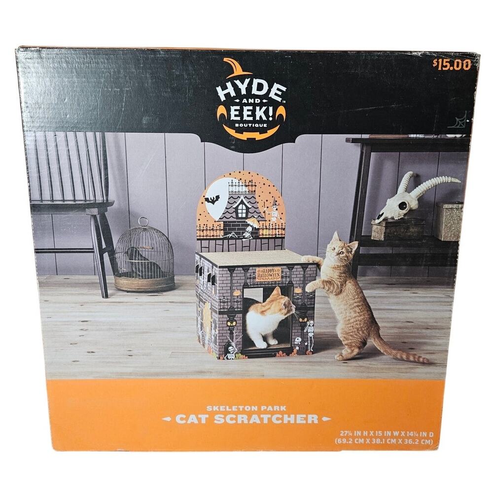 Hyde & Eek! Boutique Skeleton Park Cat Scratcher